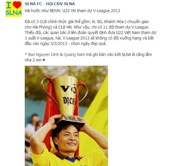 Không đâu hài hước như bóng đá Việt Nam, các ông bầu tháo chạy và các câu lạc bộ giải thể, không đủ tài chính tham dự mùa giải mới khiến VPF phải để U22 Việt Nam tham dự V-League 2013...